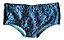 Sunga de banho Infantil azul e preto - Imagem 1