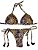 Biquini Cortininha  Animal Print Oncinha - Imagem 1