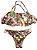 Biquíni Cropped Babadinho Onça Floral Cléo - Imagem 3