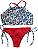 Biquíni Cropped Luisa Floral - Imagem 1