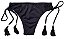 Biquíni Cropped Preto Poá Luana - Imagem 4