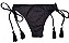 Biquíni Cropped Preto Poá Luana - Imagem 5