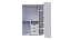 Kit Closet Modulado Armário Colmeia Canto ME 100% Mdf Cor Branco - Imagem 2
