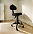 Cadeira de escritório Mocho Caixa Alta ergonômica negro - Imagem 4