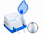 Inalador Nebulizador Md1000 Turbo Azul - Imagem 1