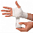 Bandagem Rígida Adesiva 4cm X 9,1m Tape Cor Branco - Imagem 2