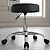 Cadeira Giratoria Mocho Manicure Com Encosto Preta - Imagem 4