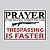 Placa decorativa Prayer is the best way to meet the lord - Imagem 2