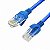 CABO REDE ETHERNET CAT- 5E-AZUL C/5 MTS - PLUS CABLE - Imagem 3