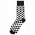 Really Socks -  Meia Xadrez Black - Imagem 1