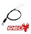 Cabo de Acelerador Kxf 250 17/20 Duplo Red Dragon - Imagem 1