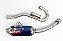 Escapamento Completo Crf 230 Foco Racing Pulse Alto Brilho - Imagem 1