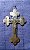 Crucifixo Antigo em Madrepérola. De Jerusalém. - Imagem 2