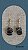 Brinco pedra Obsidiana - Imagem 2