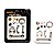 Kit 5 Piercings Prata masculino feminino para boca nariz e lígua em aço inox + 6 Bolinhas Colorido - Imagem 2