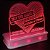 Mini Luminária Coração 3D Led Usb - Imagem 2