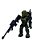 UNSC Spartan Soldier (4082) - Minifigura Halo Heroes MB Series - Imagem 1