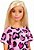 Boneca Barbie Fashion Colecionável - Loira Vestido Rosa/Pink 30cm - Imagem 1