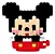 Mickey Cute 3D - Nano Blocos de Montar 577 pcs - Imagem 1