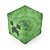 Almofada Cubo - Creeper Minecraft (27 x 27 x 27cm) - Imagem 1