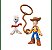 Woody e Garfinho (Toy Story 4) - Miniaturas Colecionaveis Articulados Imaginext (7cm) - Imagem 3