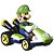 Luigi Standard Kart / Mario Kart - Carro Colecionável Hot Wheels (6cm) - Imagem 1