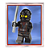 Cole Dragon Master / Ninja Preto - Minifigura de Montar Ninjago - Imagem 2