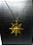 Colar com Pingente Timão Logo PIratas Chapeu de Palha (60cm) - Imagem 3