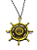 Colar com Pingente Timão Logo PIratas Chapeu de Palha (60cm) - Imagem 2