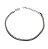Pulseira Ajustável Prateada 23cm - Imagem 1