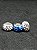 Berloque Separador Mini Strass Branco e Azul Celeste (3 Unidades) - Imagem 3