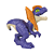 Dino Dilofosauro / JW Dominion - Mini Colecionaveis Imaginext (7cm) - Imagem 1