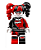 Harley Quinn / Arlequina (Lego Batman Movie) - Minifigura de Montar DC - Imagem 1