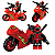 Deadpool com Moto - Minifigura de Montar Marvel - Imagem 3