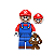 Mario e Goomba (Mario Bros) - Minifigura de Montar CN - Imagem 2