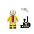 Dr. Emmet Brown (De volta para o Futuro) - Minifigura de Montar F/S - Imagem 1