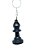 Chaveiro 3D Peça de Xadrez - Bispo Preto 6cm - Imagem 1