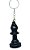 Chaveiro 3D Peça de Xadrez - Bispo Preto 6cm - Imagem 2