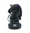 Chaveiro 3D Peça de Xadrez - Cavalo Preto 5,5 cm - Imagem 2