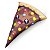Almofada em Fibra - Fatia de Pizza Doce Gigante Feliz (80x60cm) - Imagem 1