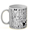 Caneca Cartoon Mix Personagens Preto e Branco - 325ml - Imagem 1