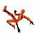 Boneco Dummy Articulado 3D para Montar - Laranja Neon e Preto (61 pçs) - Imagem 1