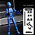 Boneco Dummy Articulado 3D para Montar - Azul Escuro e Preto (61 pçs) - Imagem 2