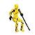 Boneco Dummy Articulado 3D para Montar - Amarelo e Preto (61 pçs) - Imagem 1