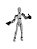 Boneco Dummy Articulado 3D para Montar - Cinza e Preto (61 pçs) - Imagem 1