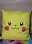 Almofada em Fibra Ecológica Pokemon Pikachu Face (45x45cm) - Imagem 2