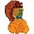 Zumbi com Ouro - Mini Mode Ovo (Spawn Egg Nether) Minecraft (5cm) - Imagem 3