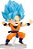 Son Goku Deus Super Saiyan Blue N1 - Miniatura Colecionável DBS 7cm (Bandai) Chibi Master Wave 1 - Imagem 1