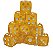 Conjunto de 10 Dados D6 - Amarelo translúcidos (lado 1cm) - Imagem 1