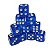 Conjunto de 10 Dados D6 - Azul Escuro translúcidos (lado 1cm) - Imagem 3